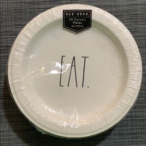 Rae Dunn EAT Dessert plates 50 count
